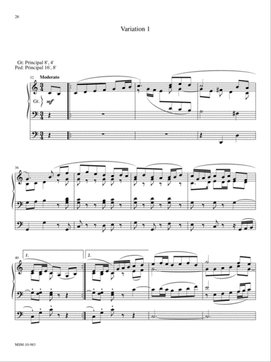 America the Beautiful Five Patriotic Pieces for Organ Organ Solo scores gallery preview page 11