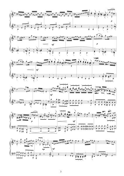Pergolesi GB - Flute concerto in G - Complete Piano version image number null
