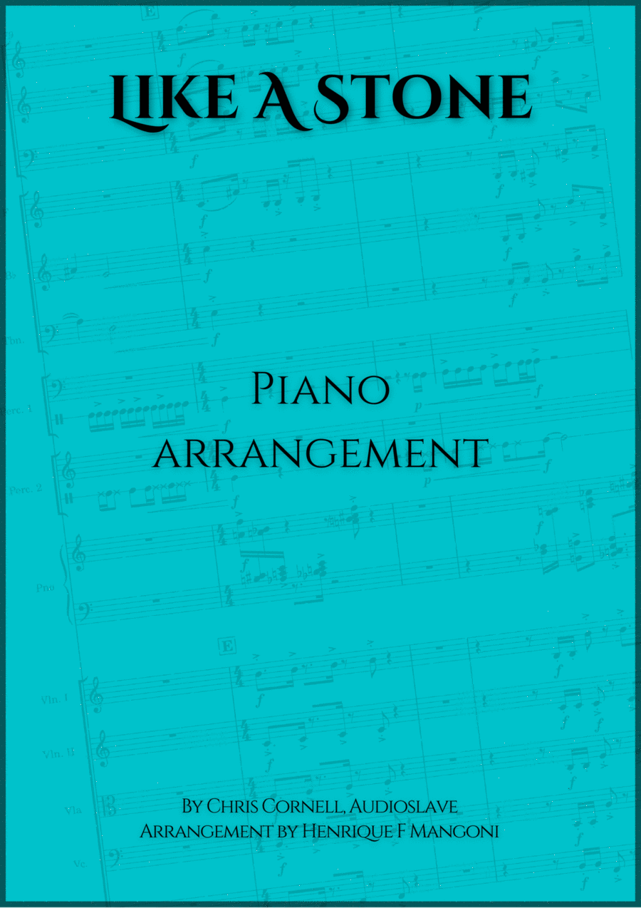 Like A Stone Easy Piano scores gallery preview page 1