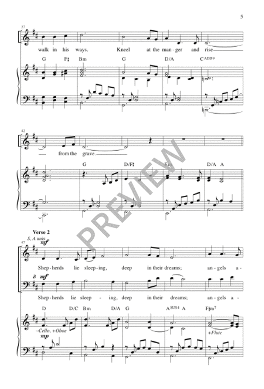 Wood of the Cradle 3-Part scores gallery preview page 4