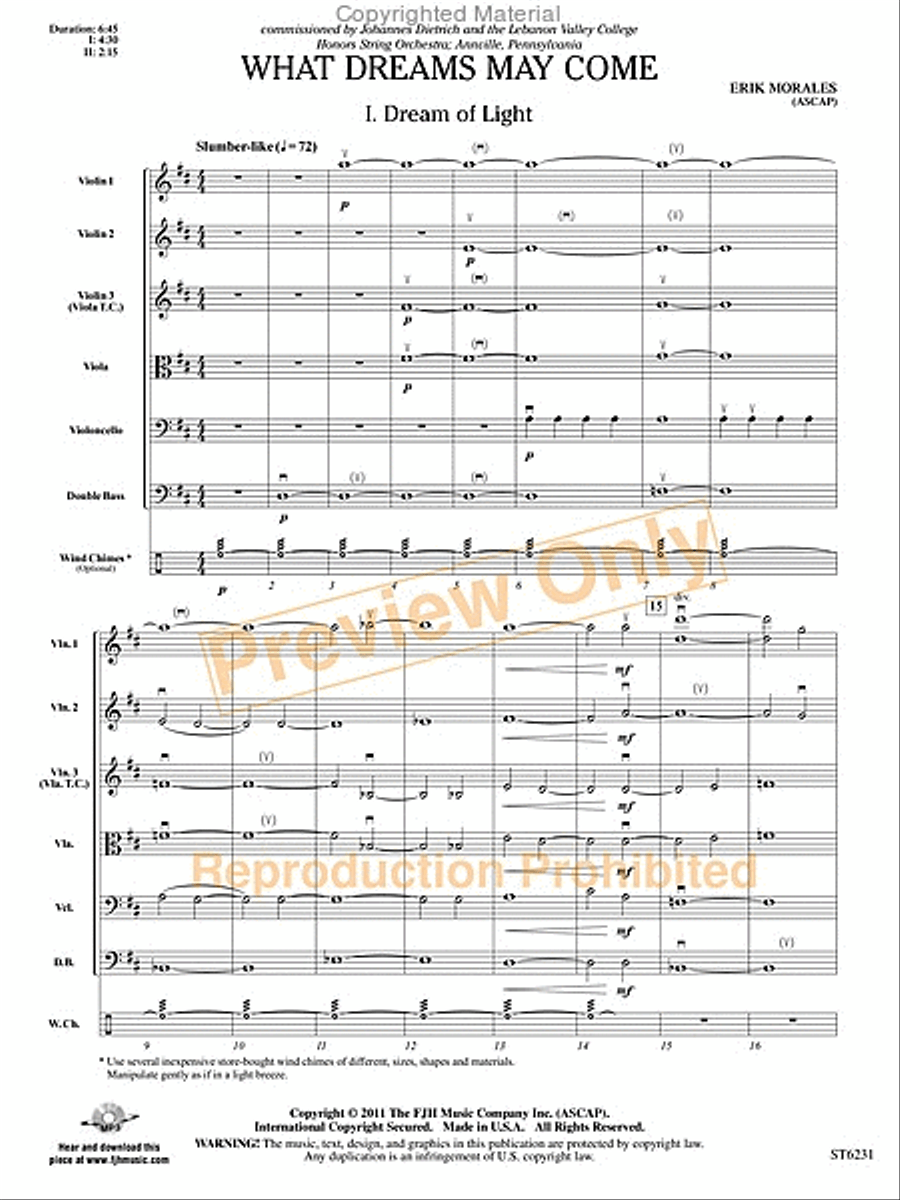 What Dreams May Come String Orchestra scores gallery preview page 2
