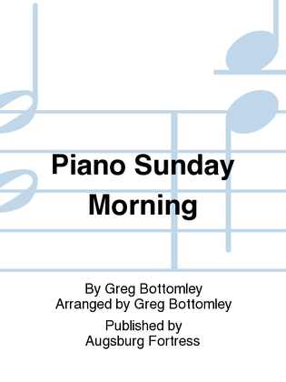 Book cover for Piano Sunday Morning