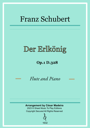 Der Erlkönig by Schubert - Flute and Piano (Full Score)