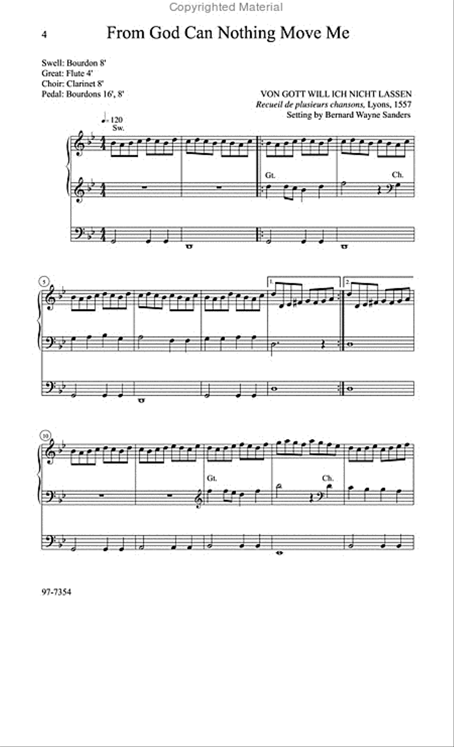 Four Preludes for Trust Organ scores gallery preview page 3