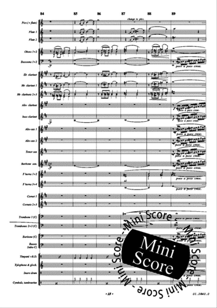 Tango Concert Band scores gallery preview page 19