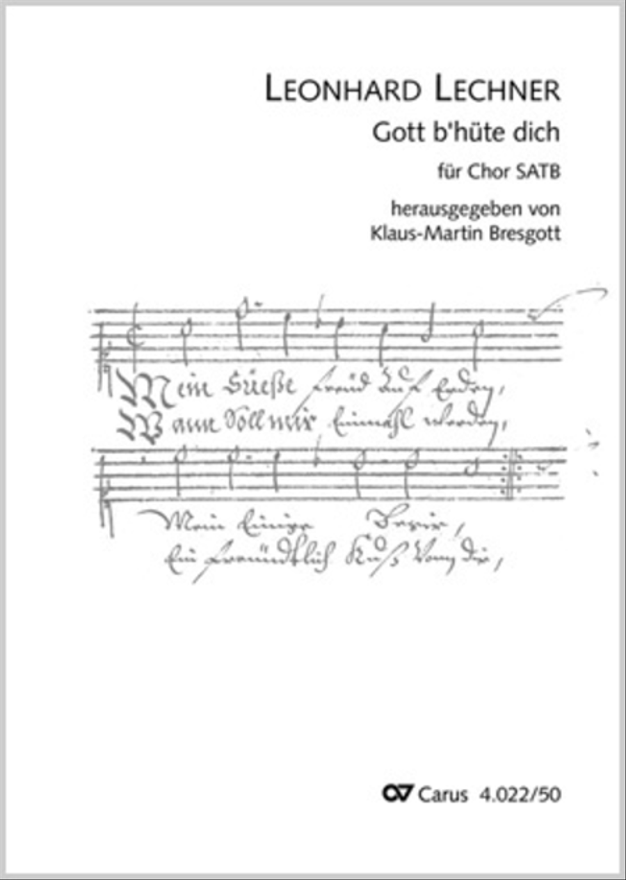 Gott bh!te dich 4-Part scores gallery preview page 1