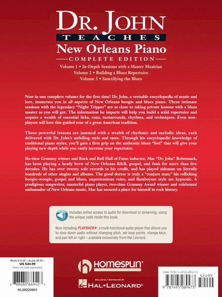 Dr. John Teaches New Orleans Piano – Complete Edition image number null