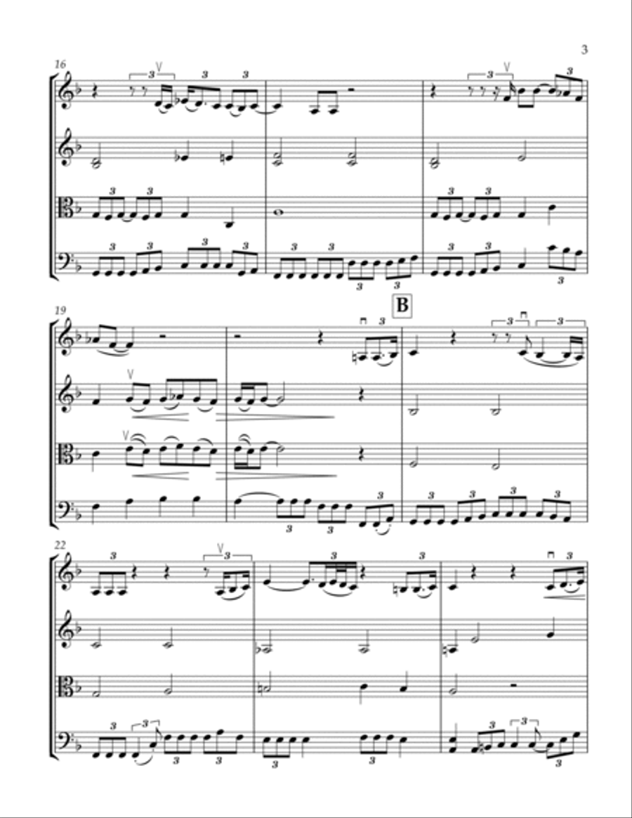 At Last At Last String Quartet scores gallery preview page 4
