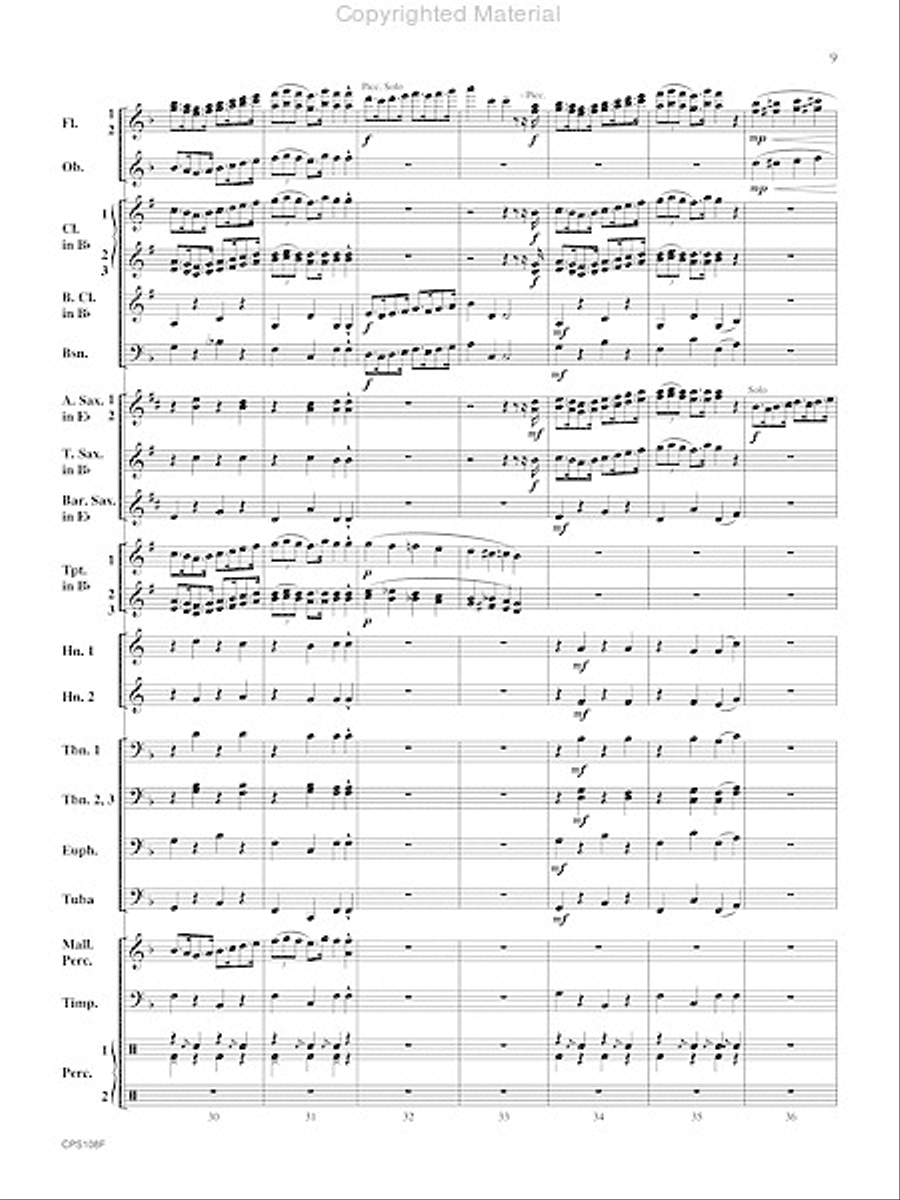 Aisling Gaelach Concert Band scores gallery preview page 10