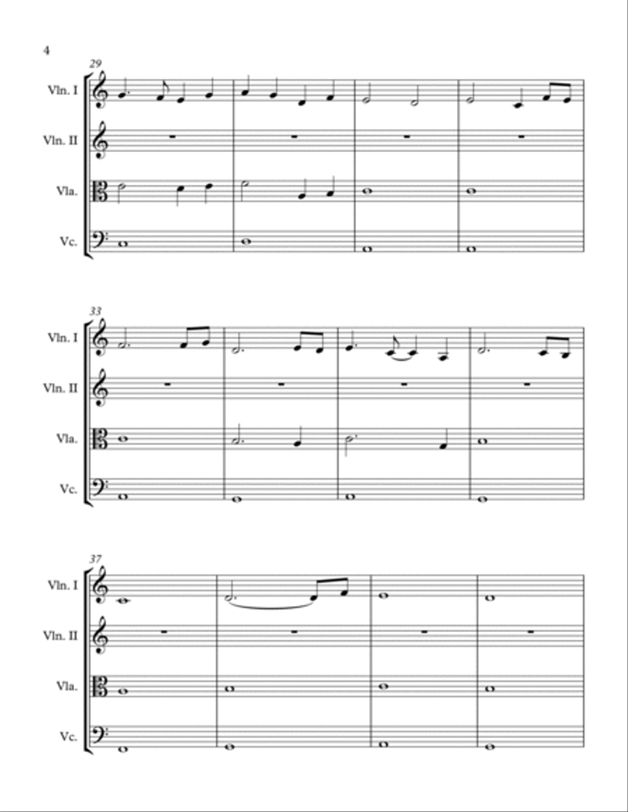 Dreaming Of - String Quartet String Quartet scores gallery preview page 4