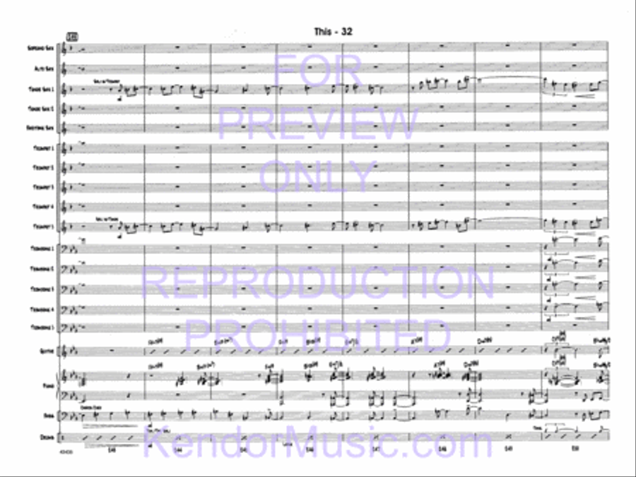 This Jazz Ensemble scores gallery preview page 34