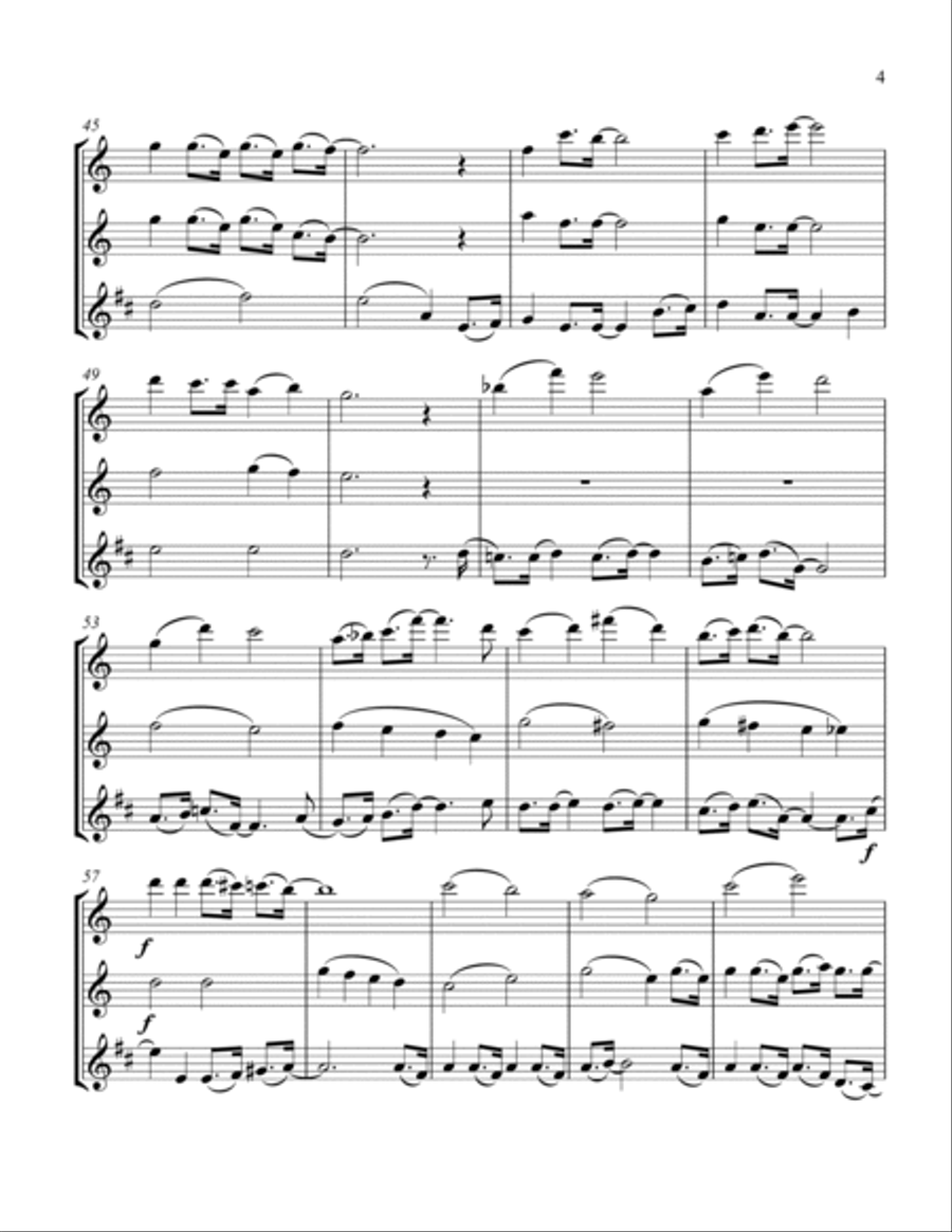A Marshmallow World A Marshmallow World Woodwind Trio scores gallery preview page 5