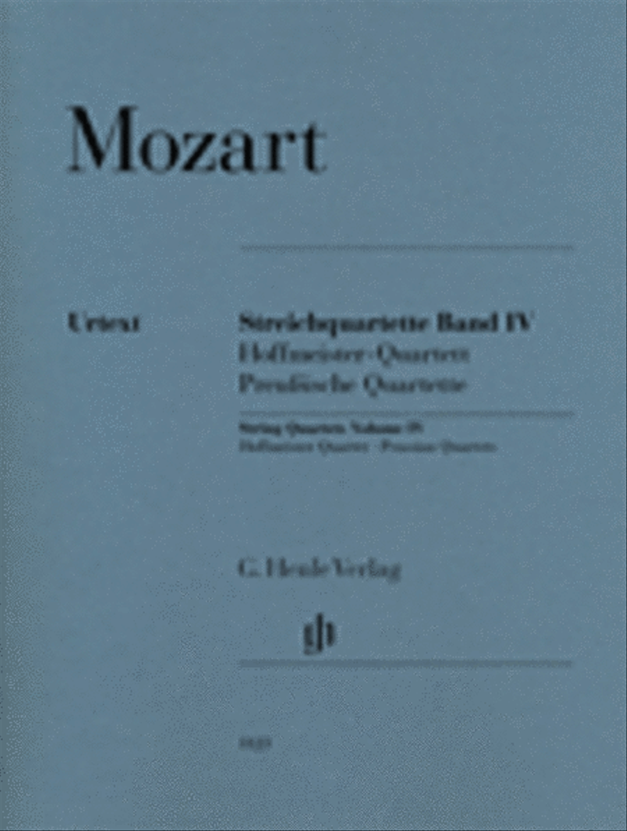 String Quartets Volume Iv (4) String Quartet scores gallery preview page 1