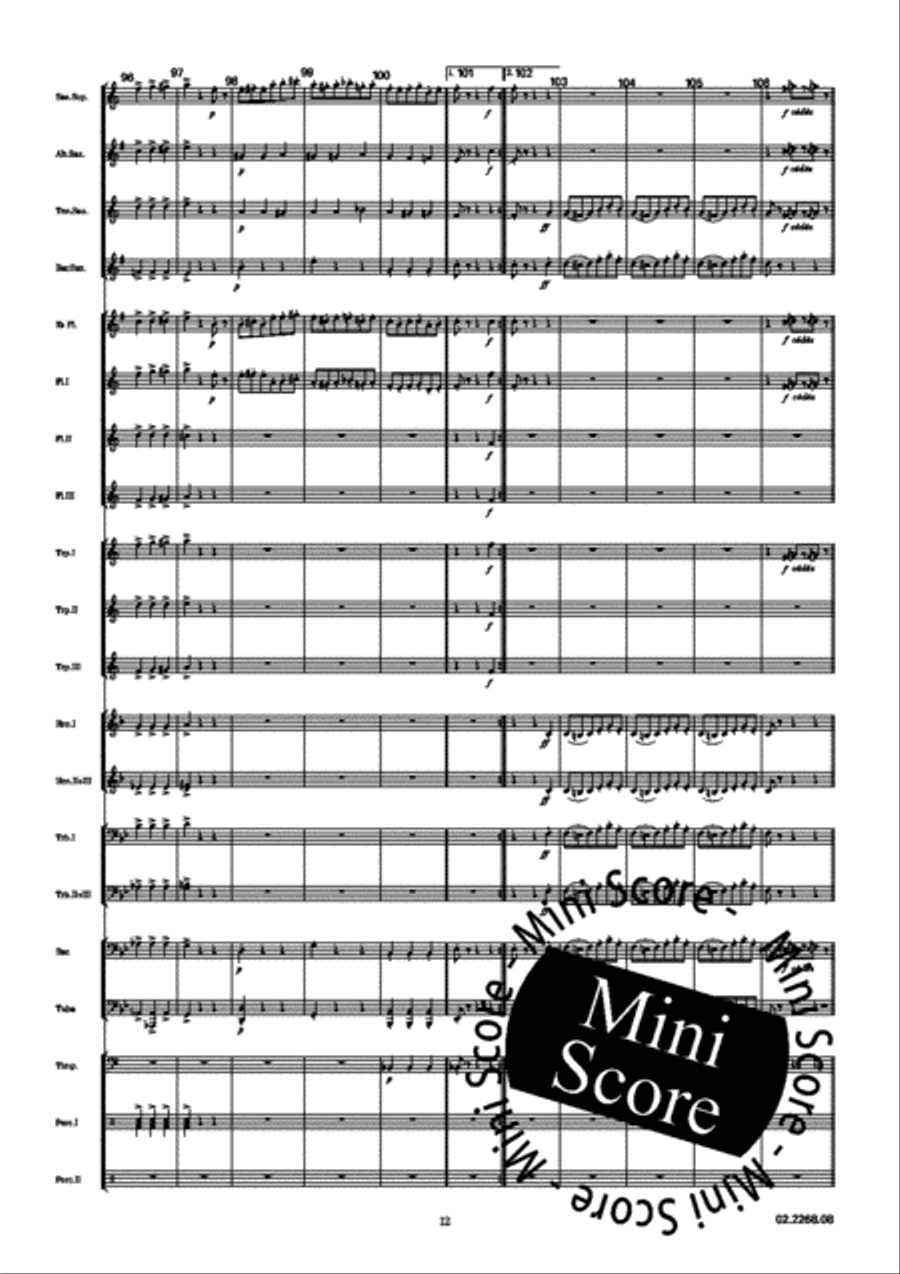 Giselle Giselle Fanfare Band scores gallery preview page 18