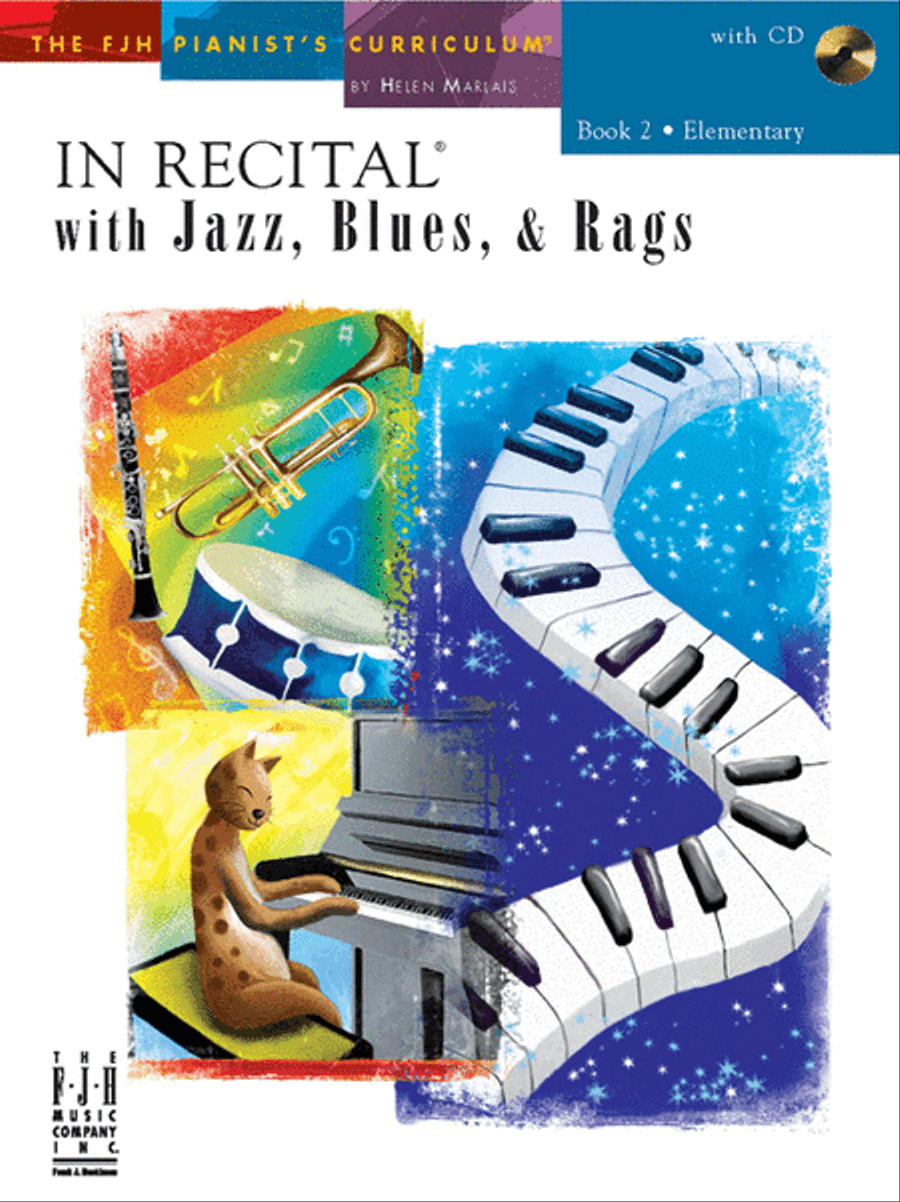 In Recital with Jazz, Blues & Rags, Book 2 Piano Method scores gallery preview page 2