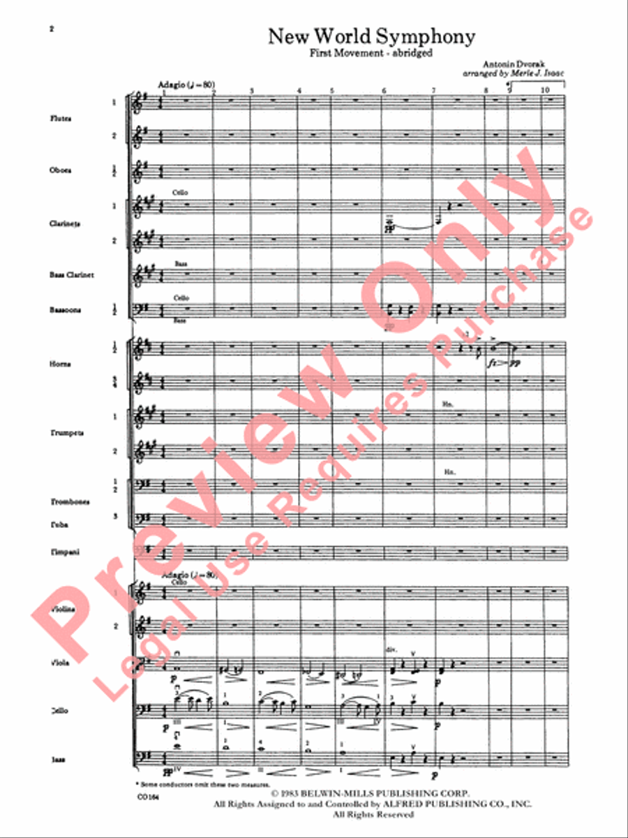New World Symphony Full Orchestra scores gallery preview page 3