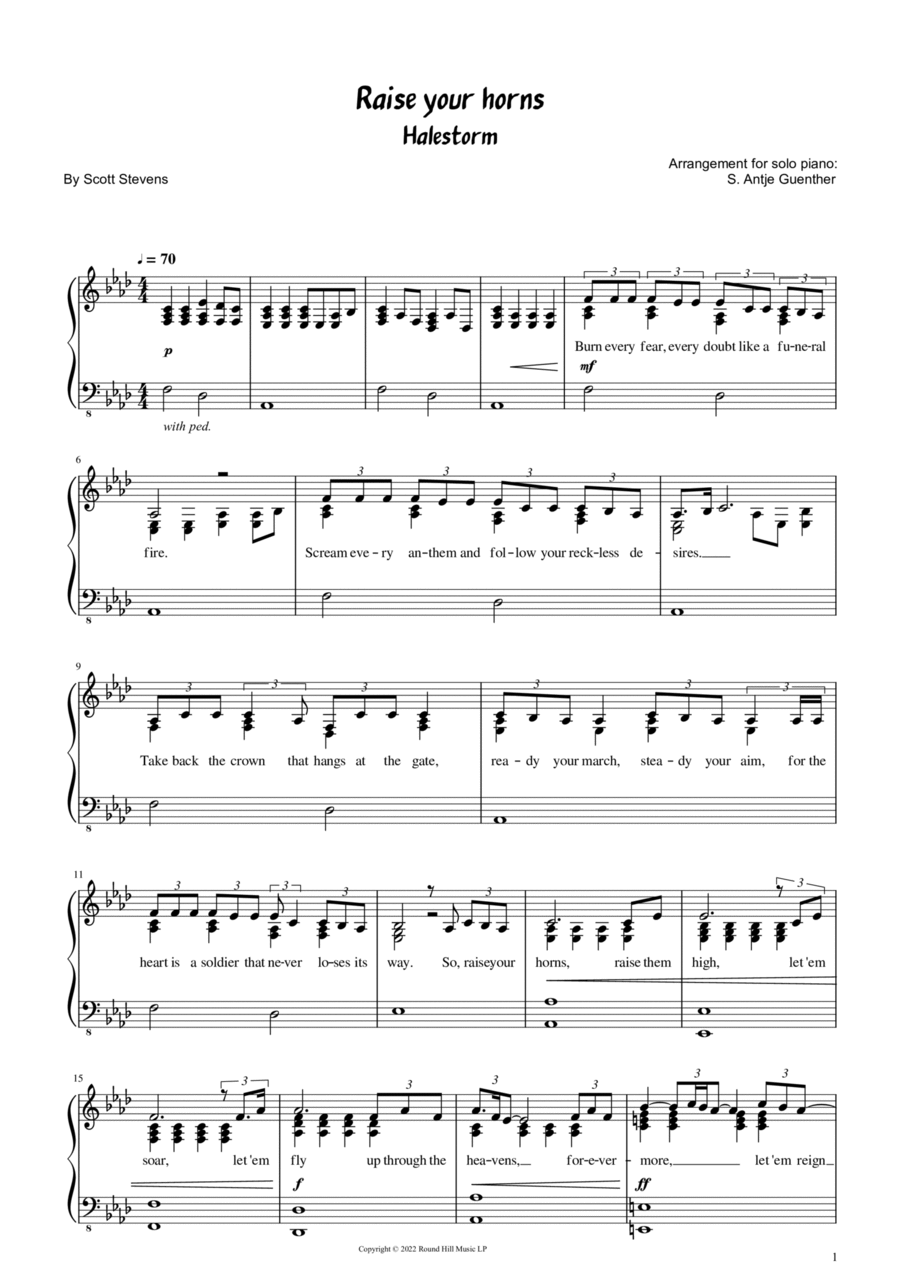 Raise Your Horns Horn scores gallery preview page 1