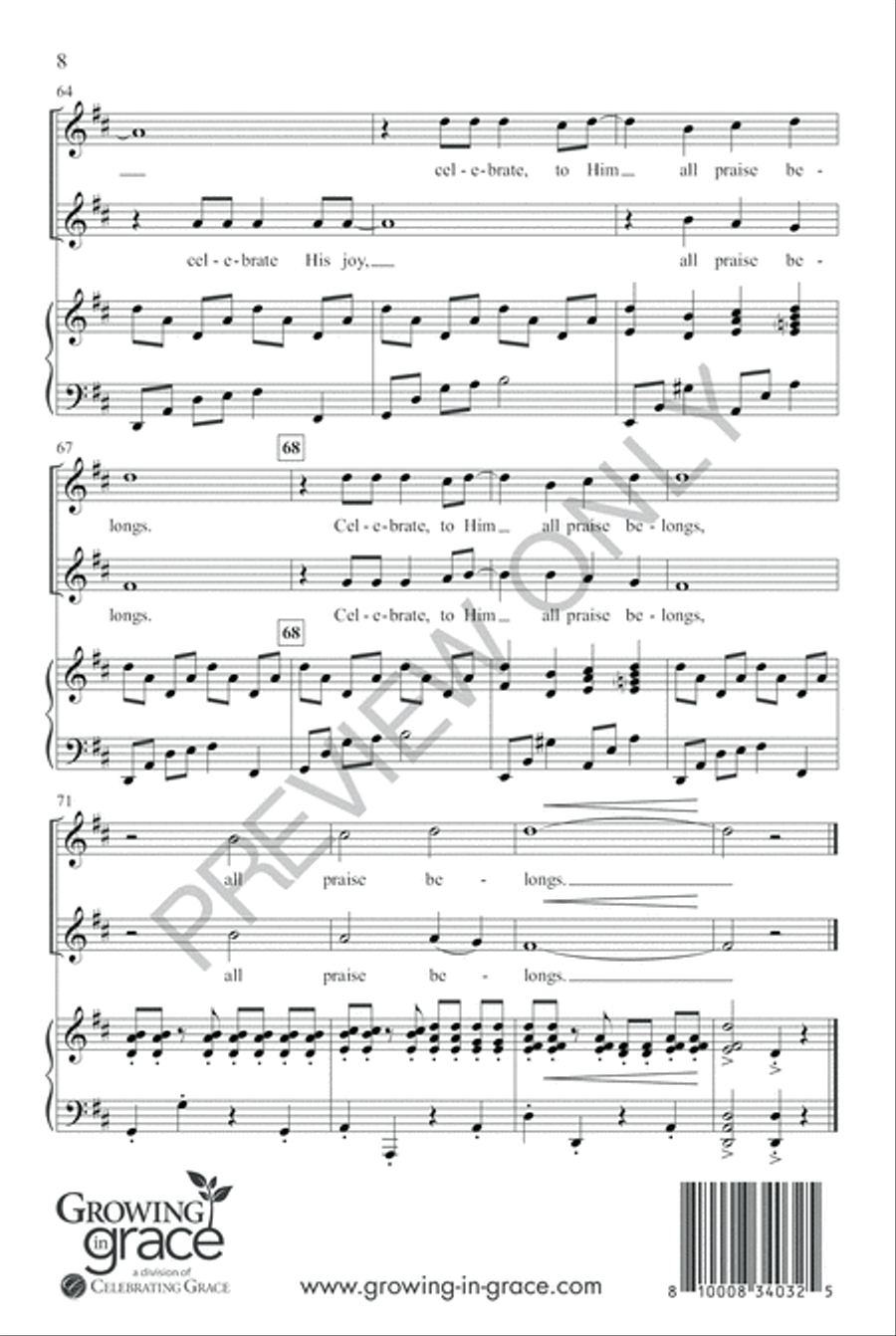 Every Good and Perfect Gift Unison Choir scores gallery preview page 8