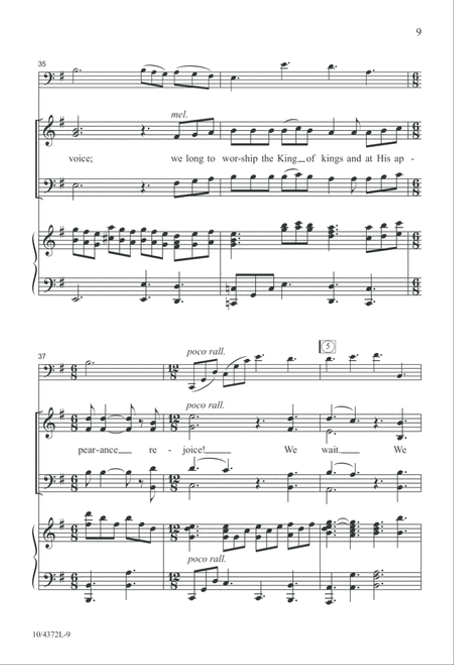 We Wait 4-Part scores gallery preview page 9