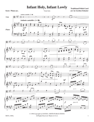 Maj. Christmas Solos -Viola, Vol. 2