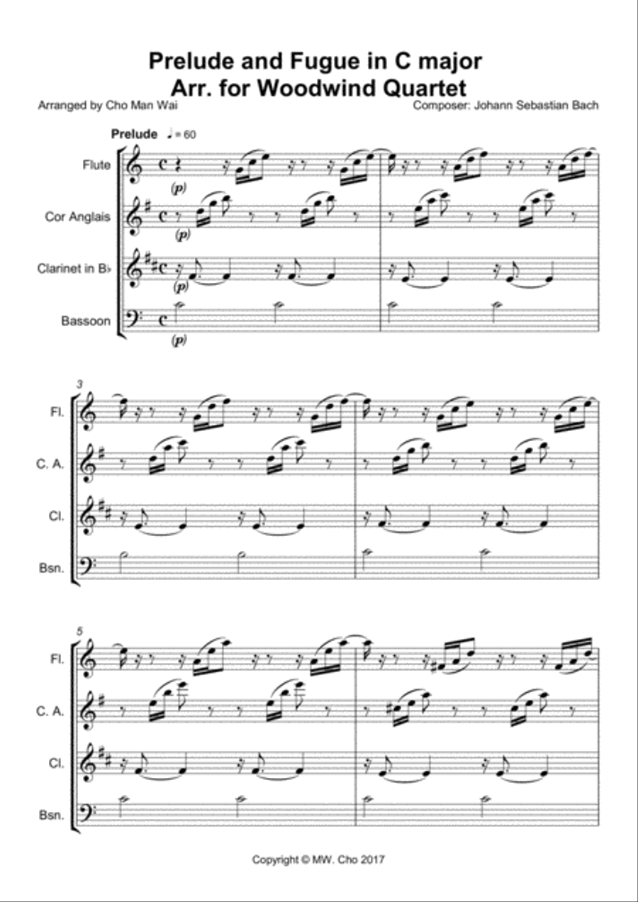Prelude and Fugue No. 1 from 