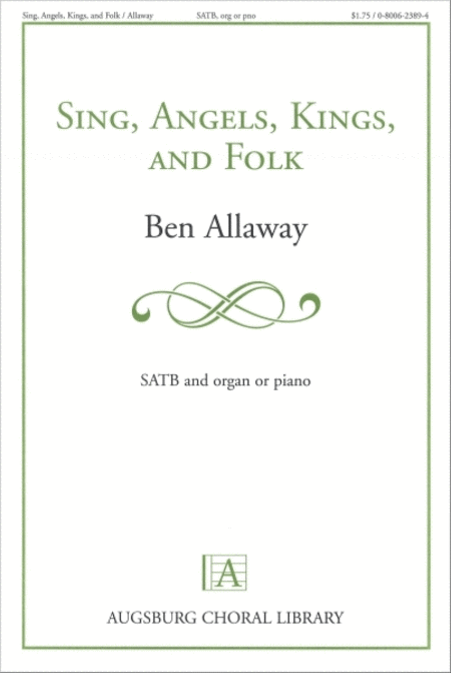 Sing, Angels, Kings and Folk 4-Part scores gallery preview page 1