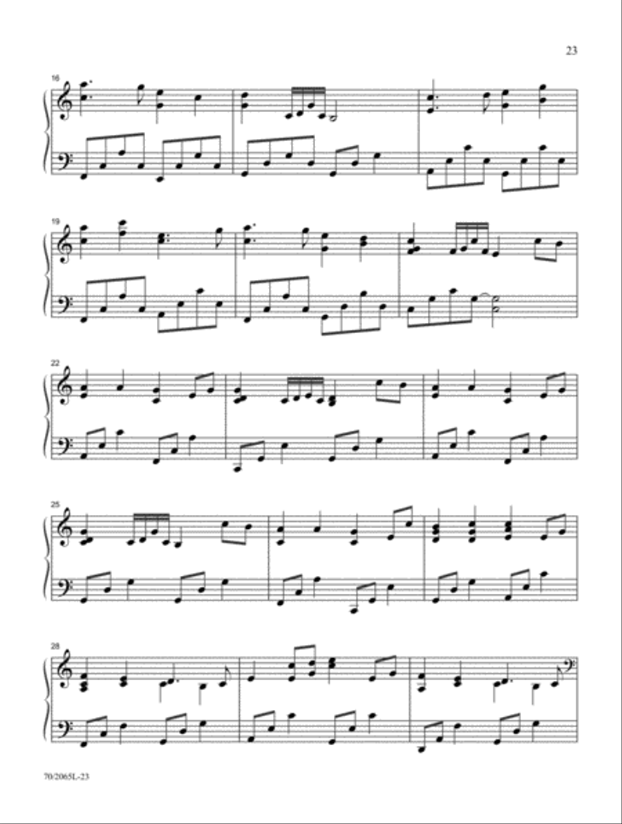 Lord of All Creation Piano Solo scores gallery preview page 11