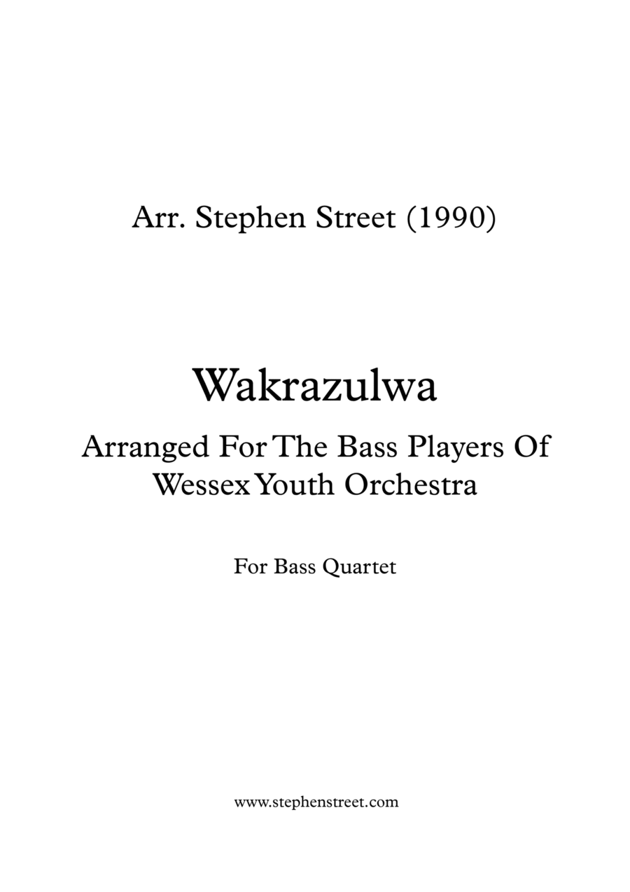 Wakrazulwa Double Bass Quartet image number null
