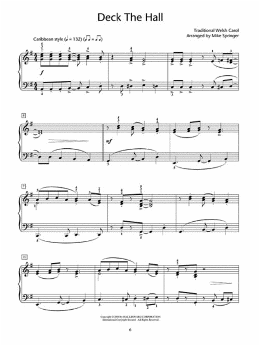 Christmas Jazz Christmas Jazz Piano Method scores gallery preview page 4