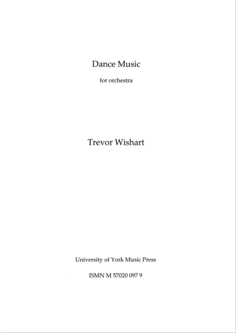 Dance Music Orchestra scores gallery preview page 1