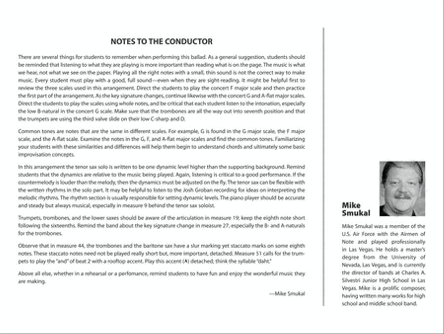 You Raise Me Up: Score Jazz Ensemble scores gallery preview page 2
