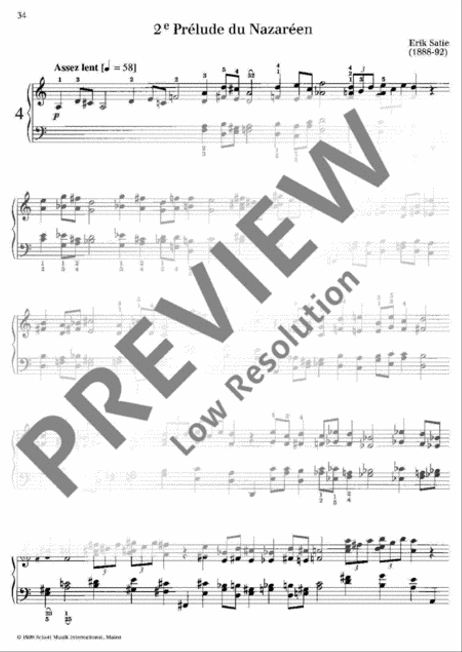 2e Prélude du Nazaréen Piano Solo scores gallery preview page 2
