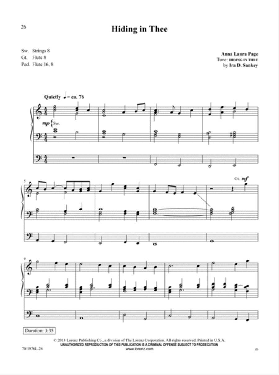 The Organist's Library, Vol. 60 Organ Solo scores gallery preview page 11