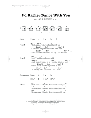 Book cover for I'd Rather Dance With You
