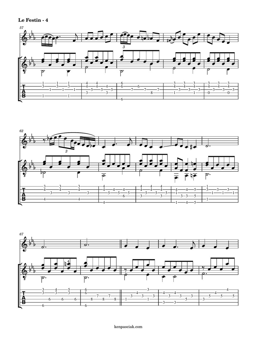 Le Festin String Duet scores gallery preview page 6