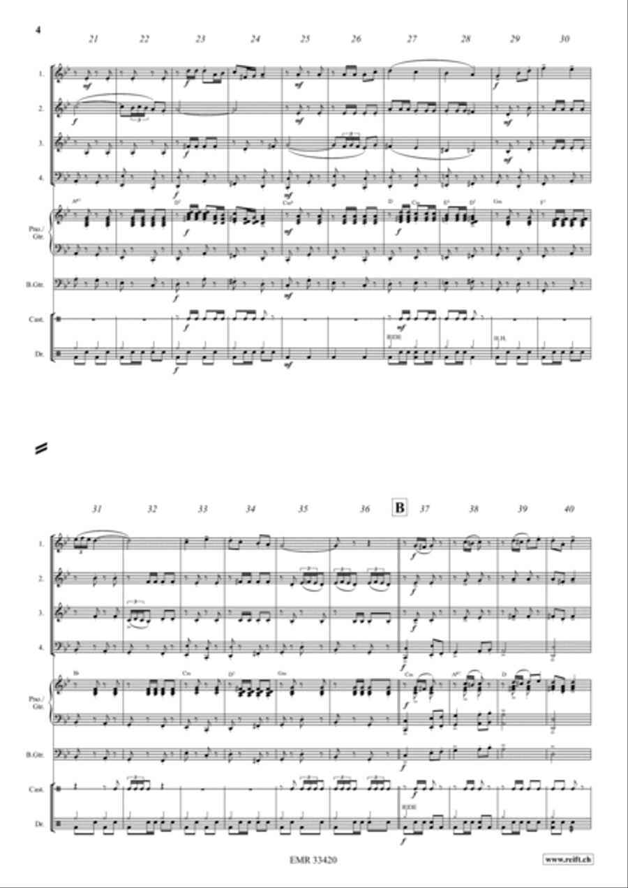 Costa Del Sol Woodwind Quartet scores gallery preview page 3