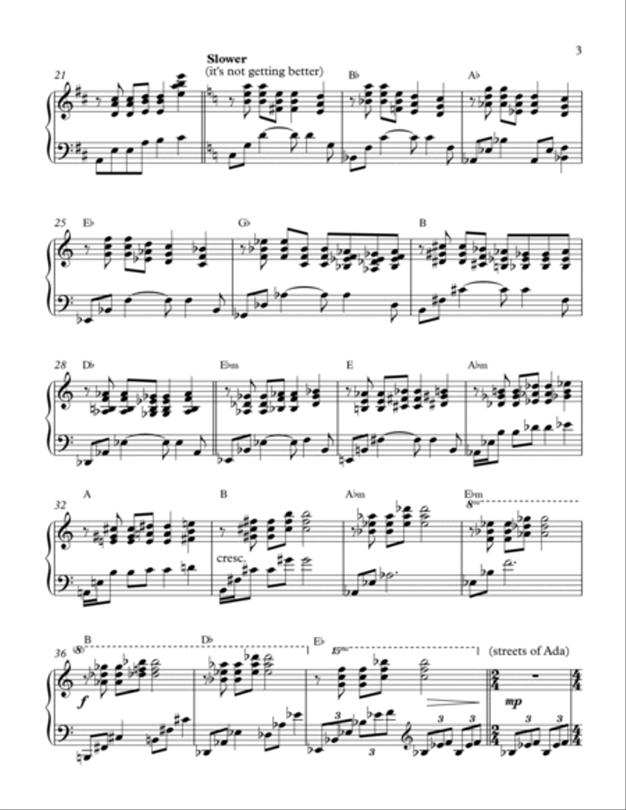 Alignment: Small Repetitions Chamber Music scores gallery preview page 3