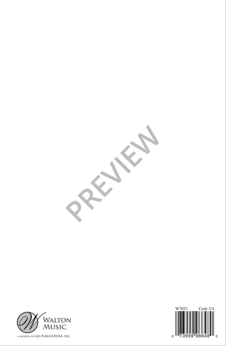 Nocturnal Serenade (SATB) 4-Part scores gallery preview page 5