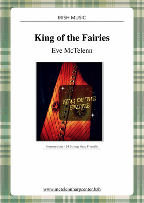 Book cover for King Of The Fairies - intermediate & 34 String Harp | McTelenn Harp Center