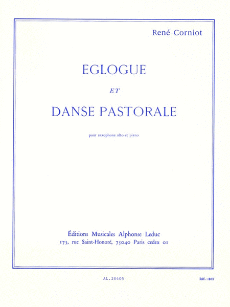 Eglogue et Danse Pastorale