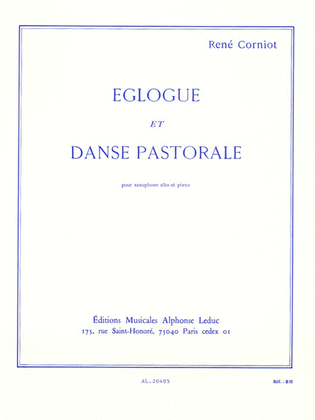 Book cover for Eglogue et Danse Pastorale