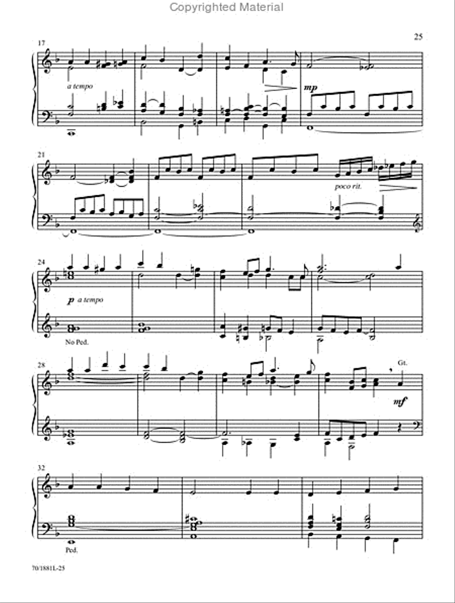 Mark Hayes: Carols for Organ, Vol. 2 Organ Solo scores gallery preview page 7