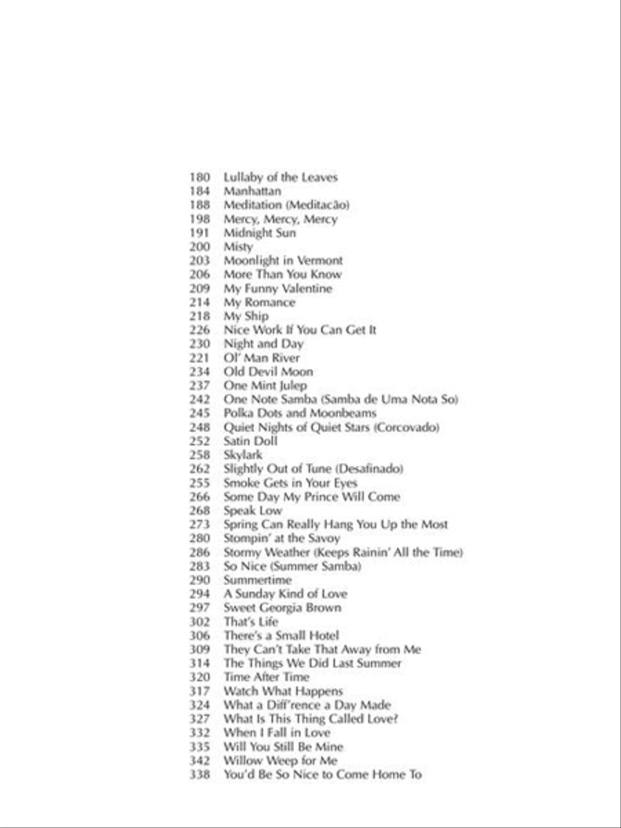 The Definitive Jazz Collection – 2nd Edition Piano, Vocal, Guitar scores gallery preview page 4