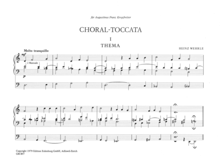 Choral toccata