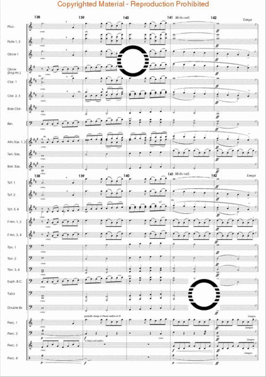 The Eagle's Flight Concert Band scores gallery preview page 28