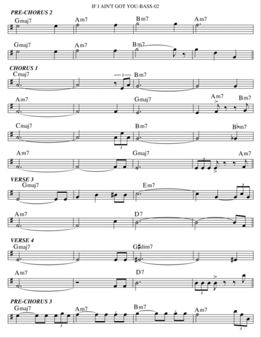 If I Ain't Got You If I Ain't Got You Tenor Saxophone scores gallery preview page 2