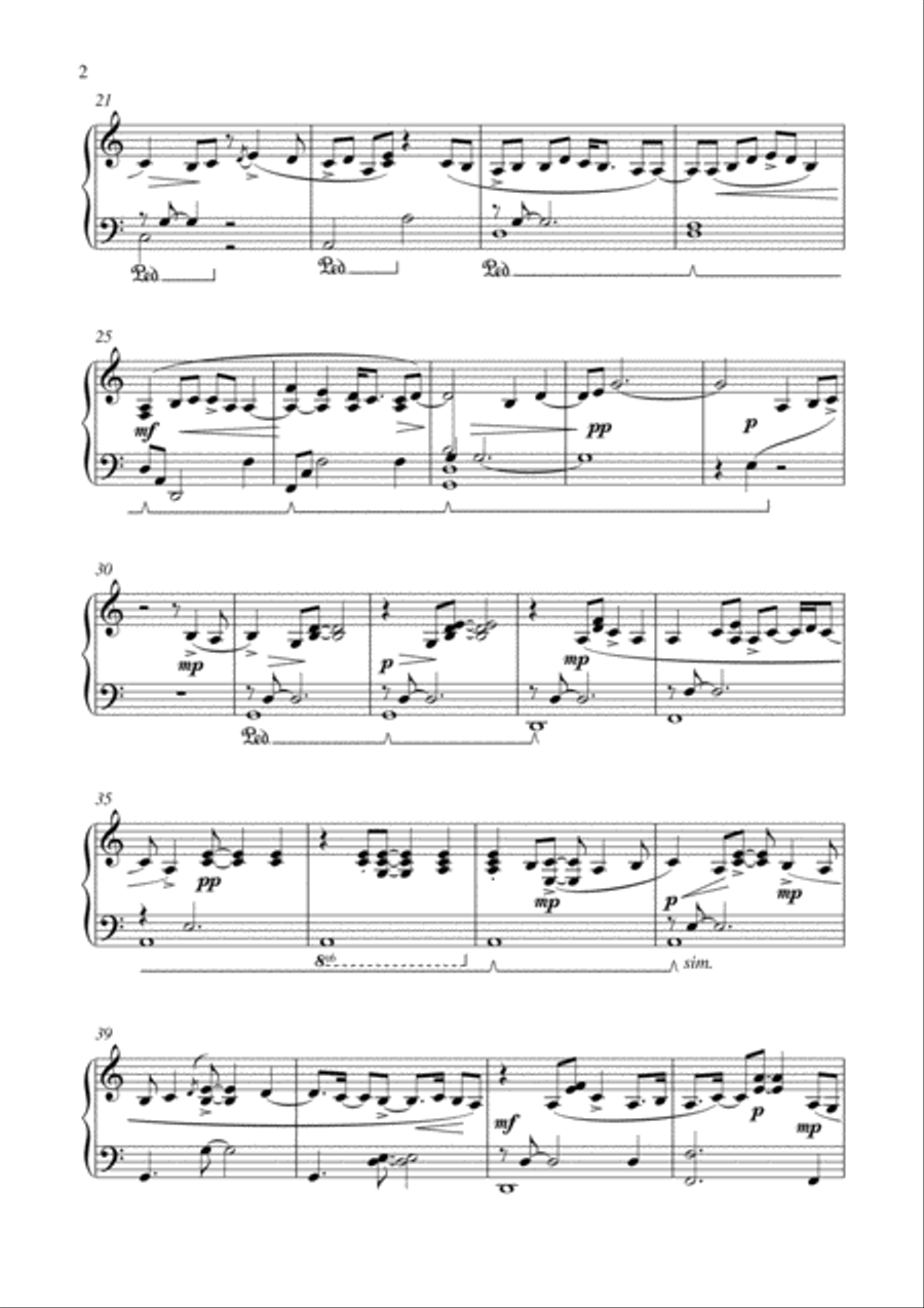 Kisi Se Pyar Ho Jaye Piano Solo scores gallery preview page 2