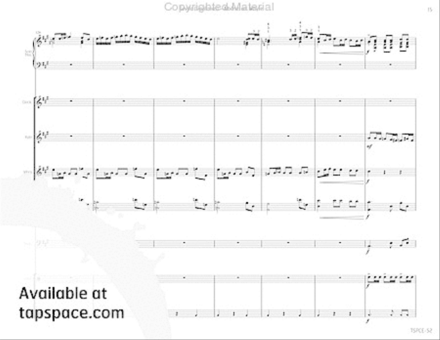 Sevilla (Sevillanas) Percussion Ensemble scores gallery preview page 20