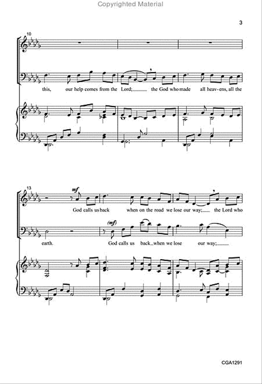 We See the Mountains Lifted High Before Us Unison Choir scores gallery preview page 3