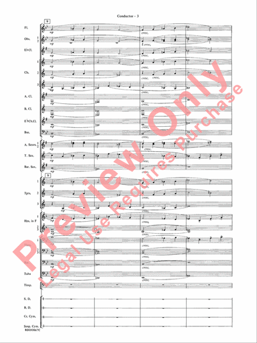 Aria Cantabile Concert Band scores gallery preview page 5